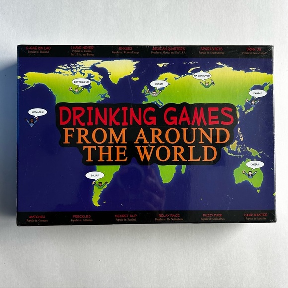 BNIB Factory Sealed - “Drinking Games from Around the World” - 30 Most Popular - Picture 1 of 1